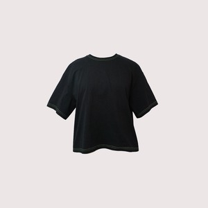 デザインタグTシャツ（ブラック）