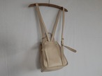 AMERICA 1990’s OLD COACH “OFF WHITE” Leather” Ruck sack