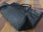 AMERICA 1990’s OLD COACH “BLACK Leather” Big sizes bag