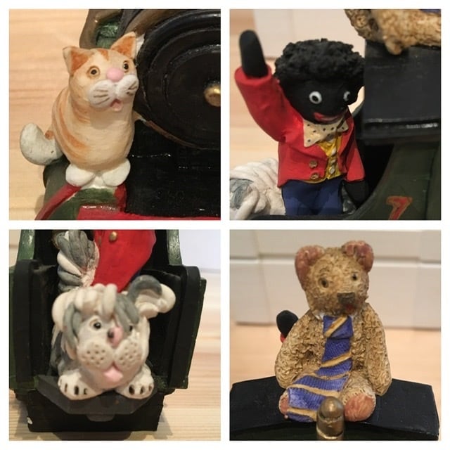 テディベアの置物　英国製　ピーターフェイガン　7点おまとめ　ヴィンテージ ピーターフェイガン スポーツするくま セット Peter Fagan's ピーター