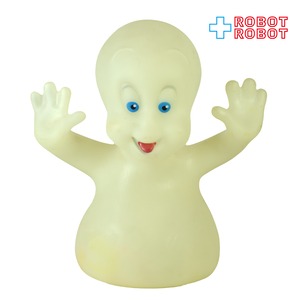 ピザハット キャスパー 蓄光 ハンドパペット ソフビフィギュア ミールトイ