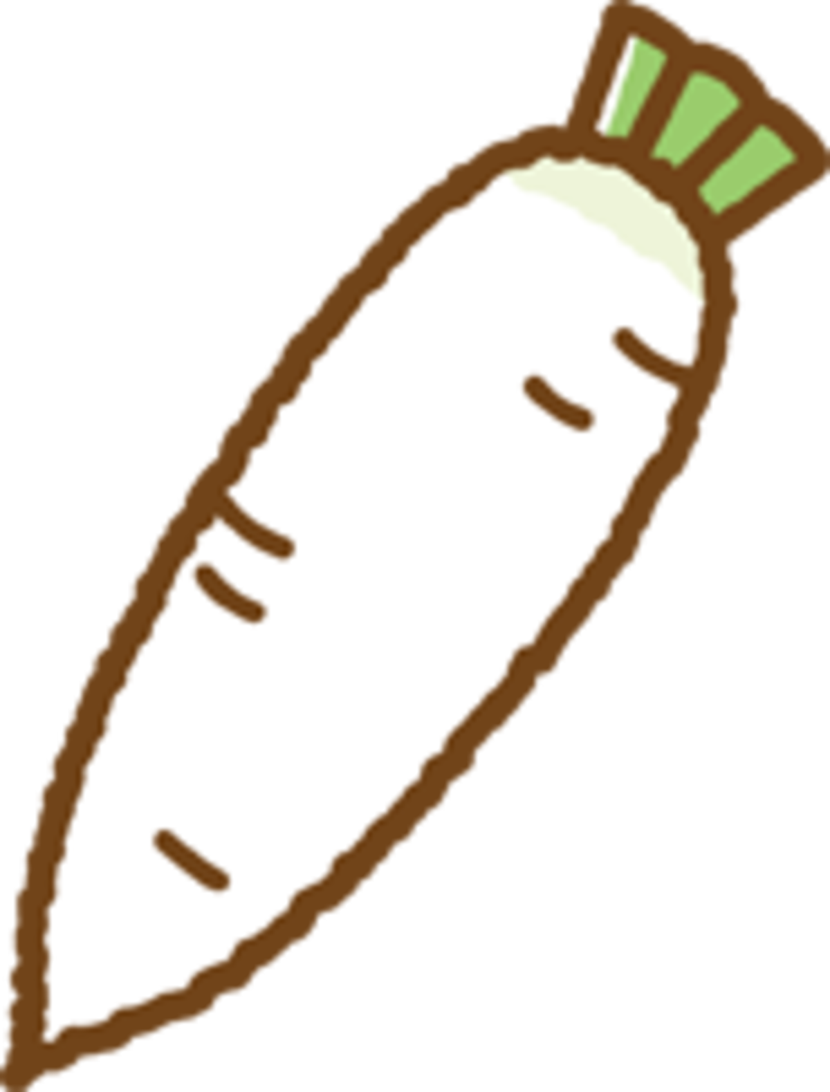 無料 大根 C010 Png イラストショップくま 商用利用okのかわいいイラストのフリー素材がたくさん