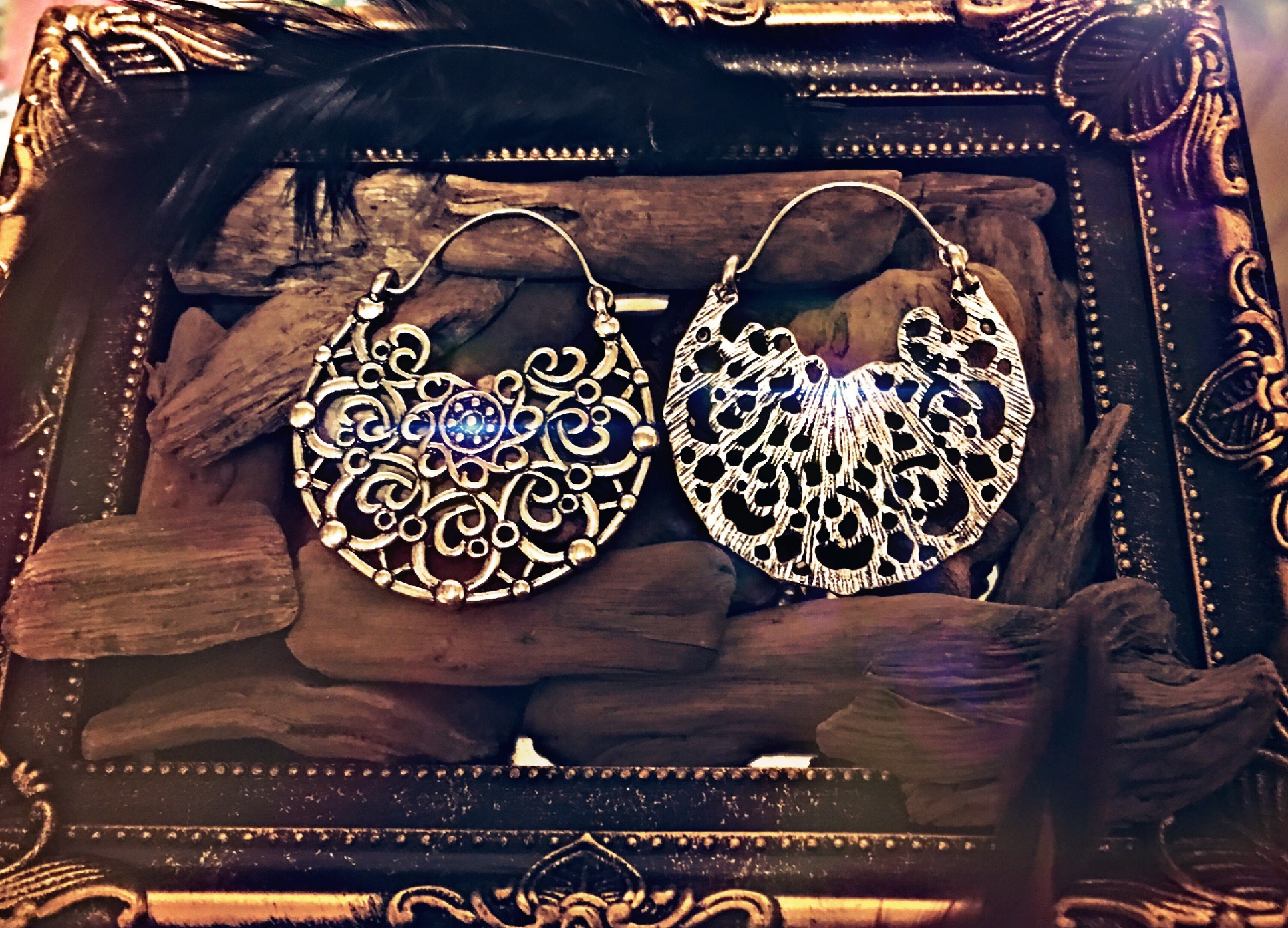 1ペア インカピアス フックピアス フープピアス エスニック アジアン ボヘミアン 