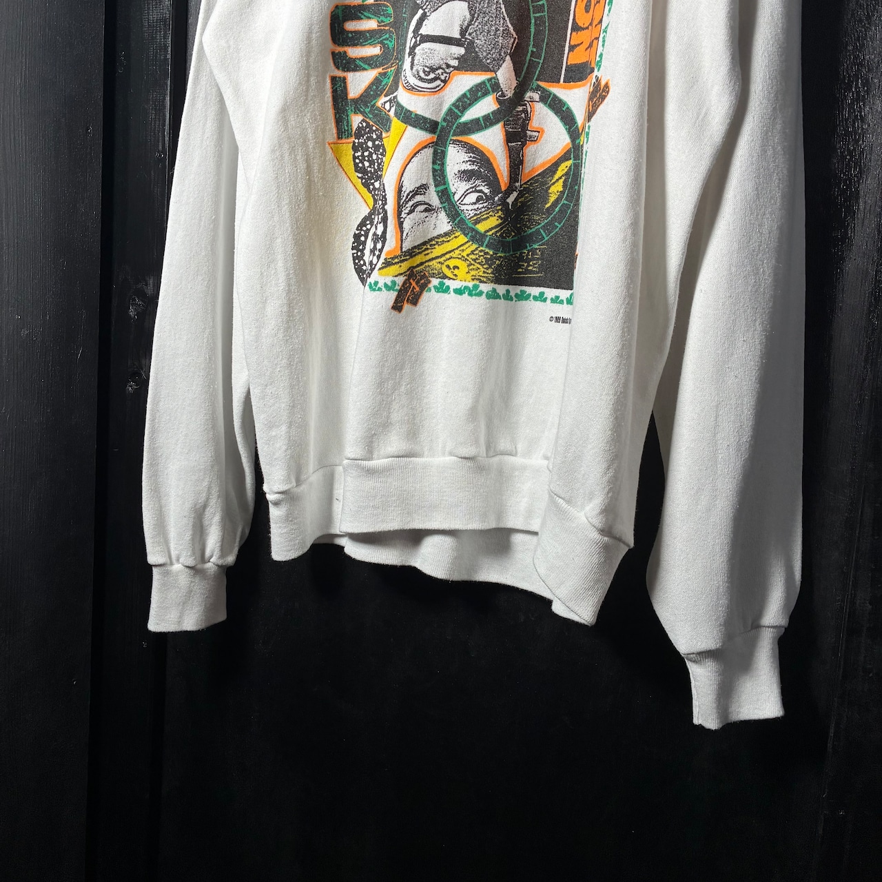 80s USA製 Tee Jays スケートグラフィック スウェット(1989)