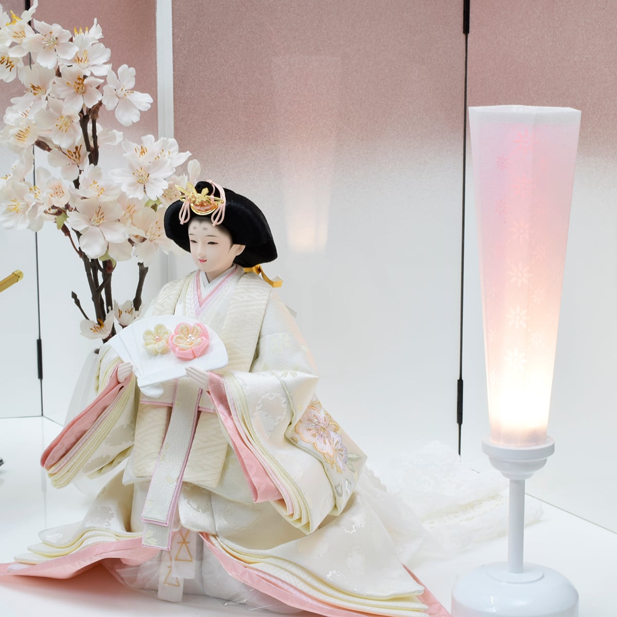 雛人形 親王飾り【雪桜】YUKIZAKURA｜立雛｜おしゃれ｜モダン