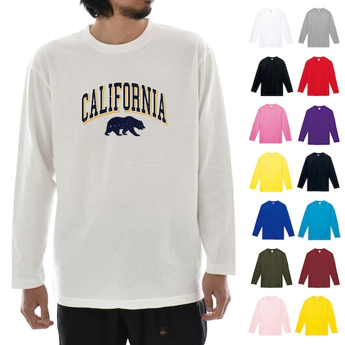 ジャスト カレッジ 長袖Tシャツ CALIFORNIA