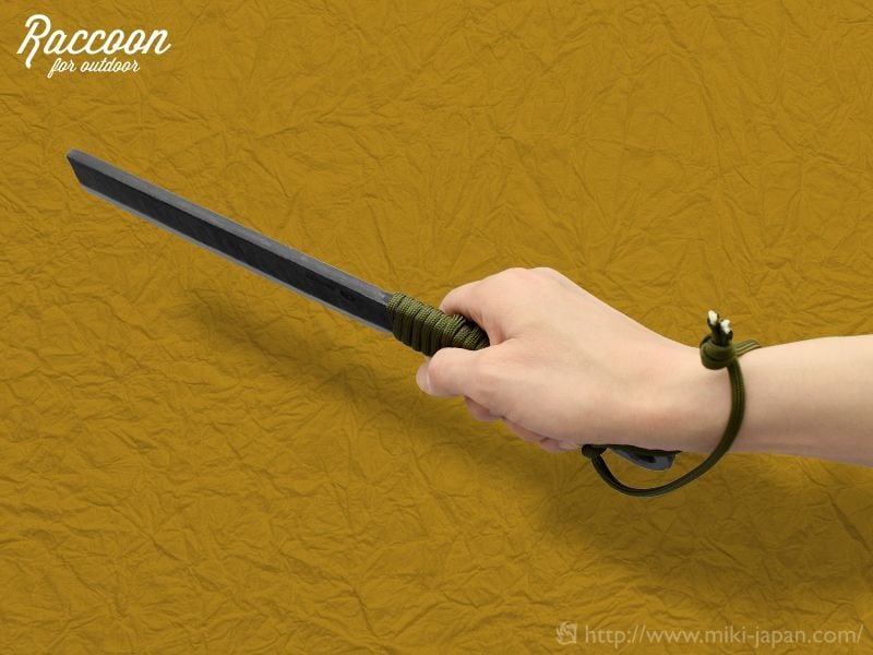 みきかじや村】TS253 みきかじや村 Raccoon 鉈両刃 黒打 180 パラ