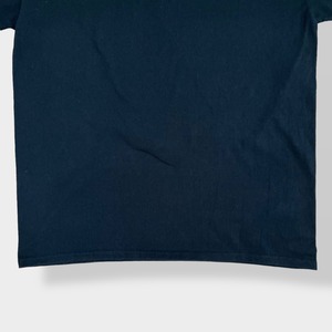 【PORT&COMPANY】プリント Tシャツ SWIM&DIVE 水泳 バックプリント ロゴ 半袖 L US古着