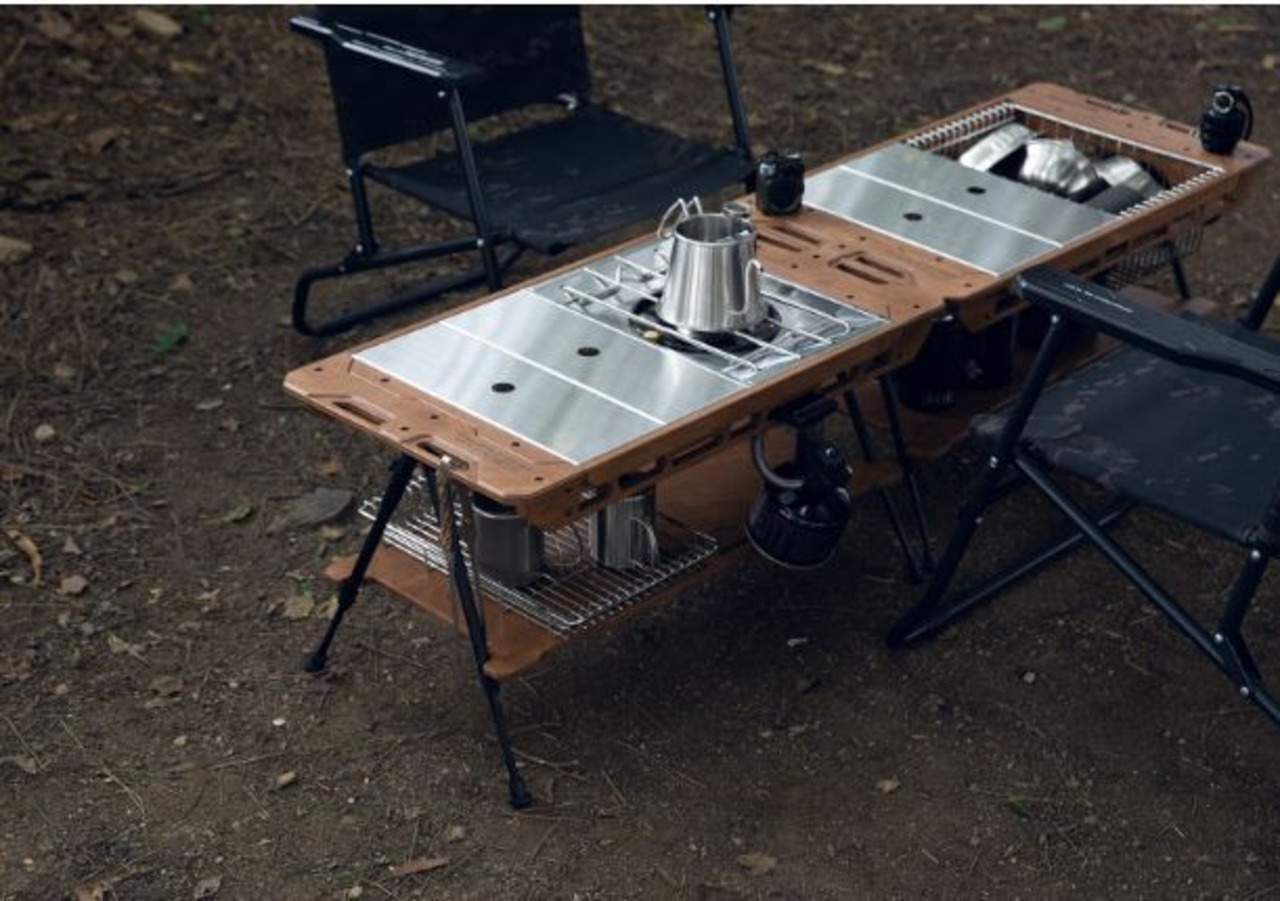 マイオン ミニ キャンプ 折り畳み ウッドバーナーテーブル（ON U LIFE  