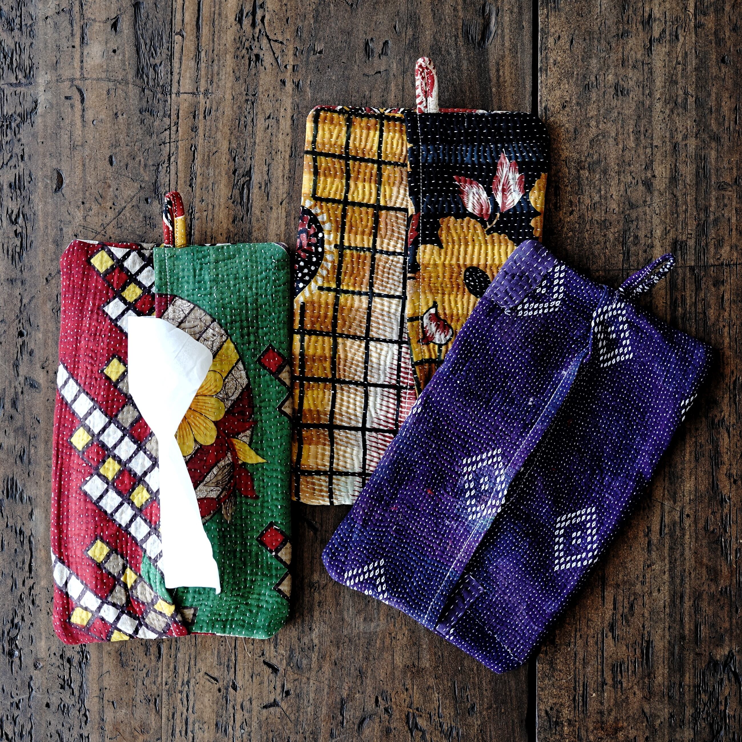 ラリーキルト ティッシュケース