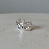 【受注予約:7月中旬入荷予定】triple line ring/silver