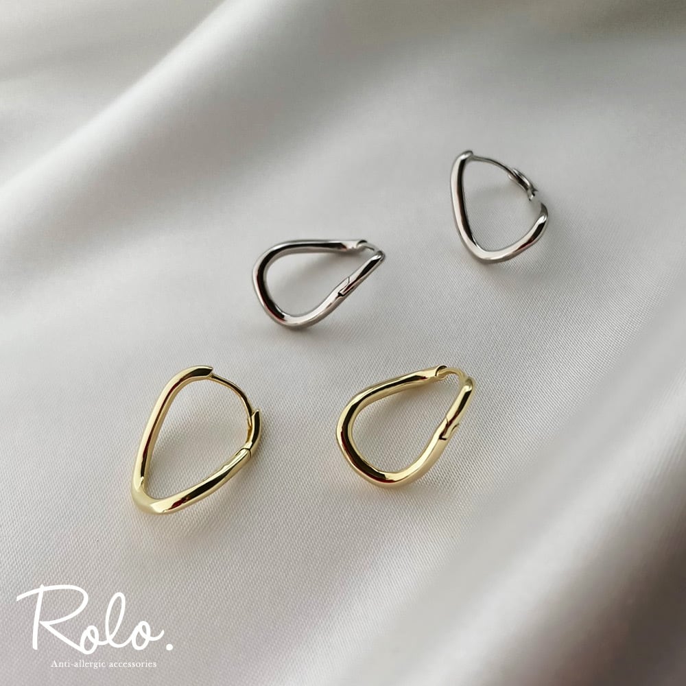 Rolo ピアス フープピアス