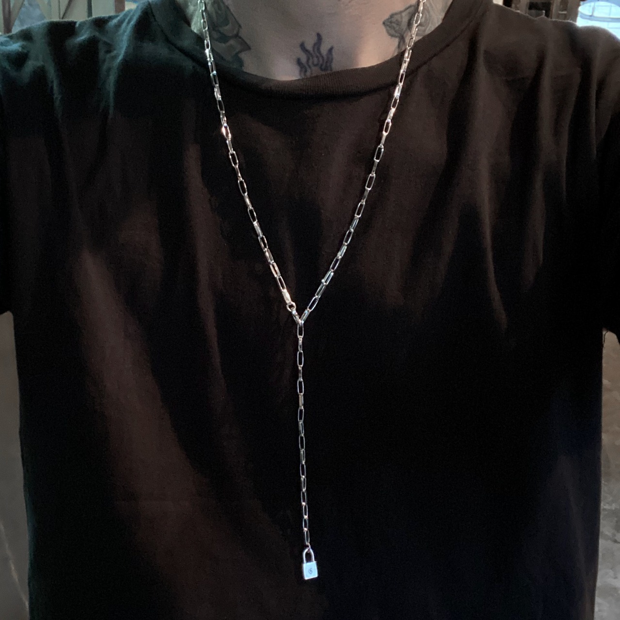 CHAIN NECKLACE Y [PADLOCK] / パドロックYネックレス