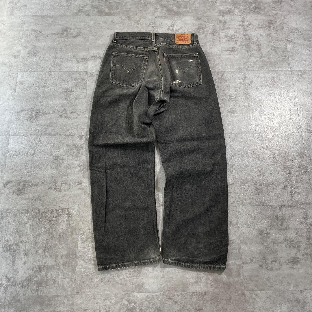 W30 L30】 メキシコ製 usa levi's 先染ブラック 569 | ib2
