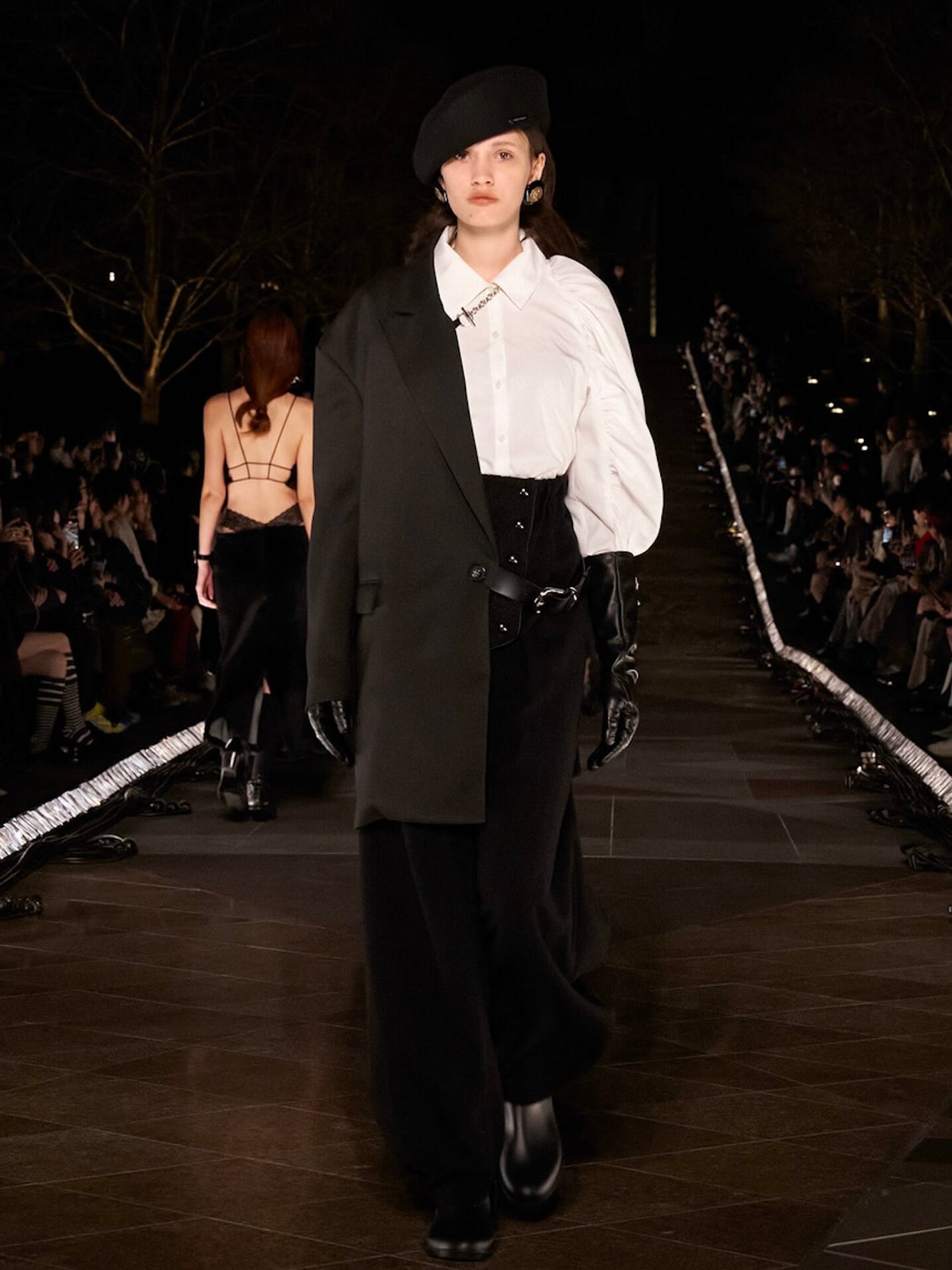 完売！25aw今季物新品未使用フミエタナカfumietanakaハーフジャケット 25AW】FUMIE TANAKA フミエタナカ / half jk / ハーフジャケット