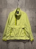 NIKE ナイキ ハーフジップ アノラックジャケット XL 蛍光イエロー リップストップ スウッシュロゴ