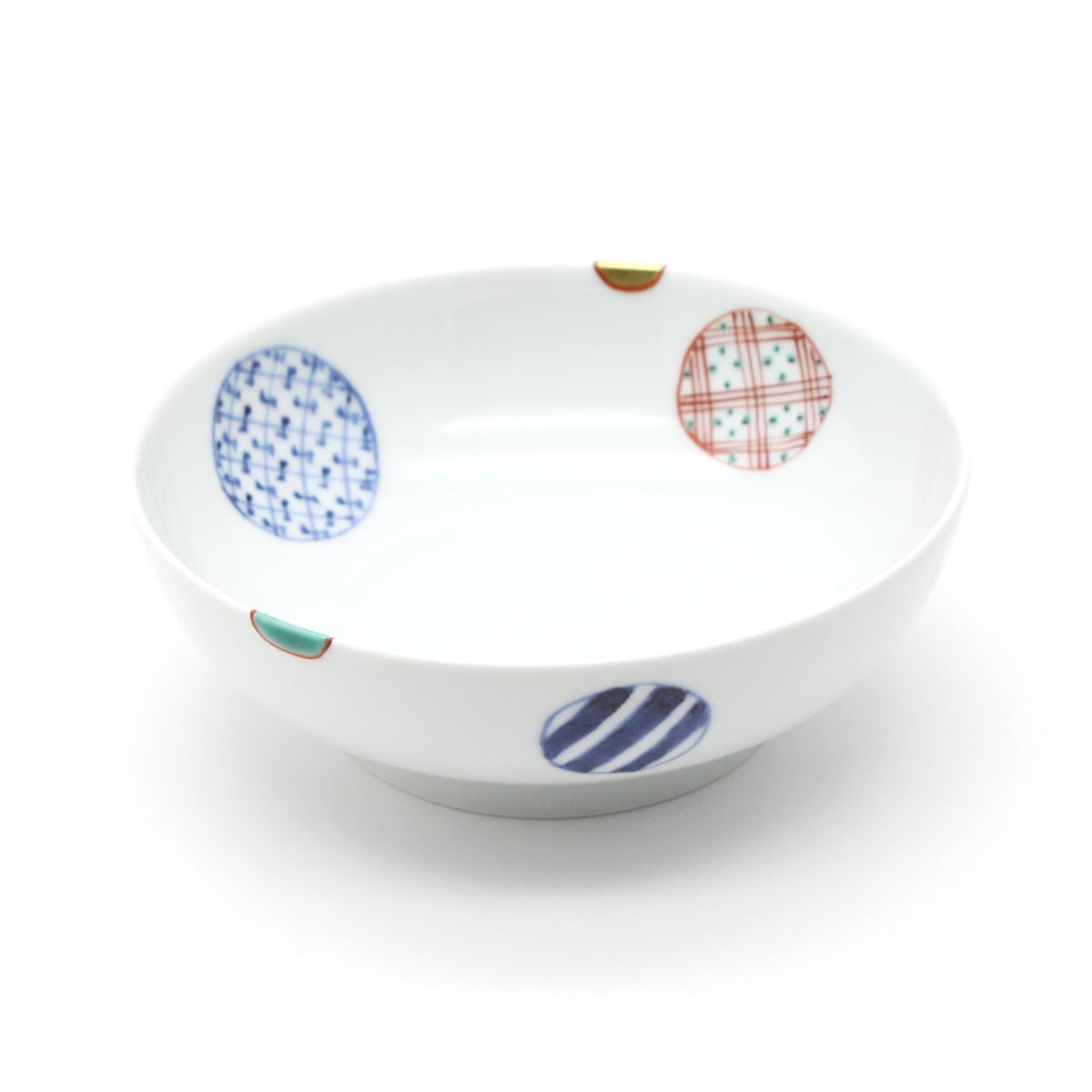 染錦地紋丸紋 | 福珠窯ファクトリーショップ