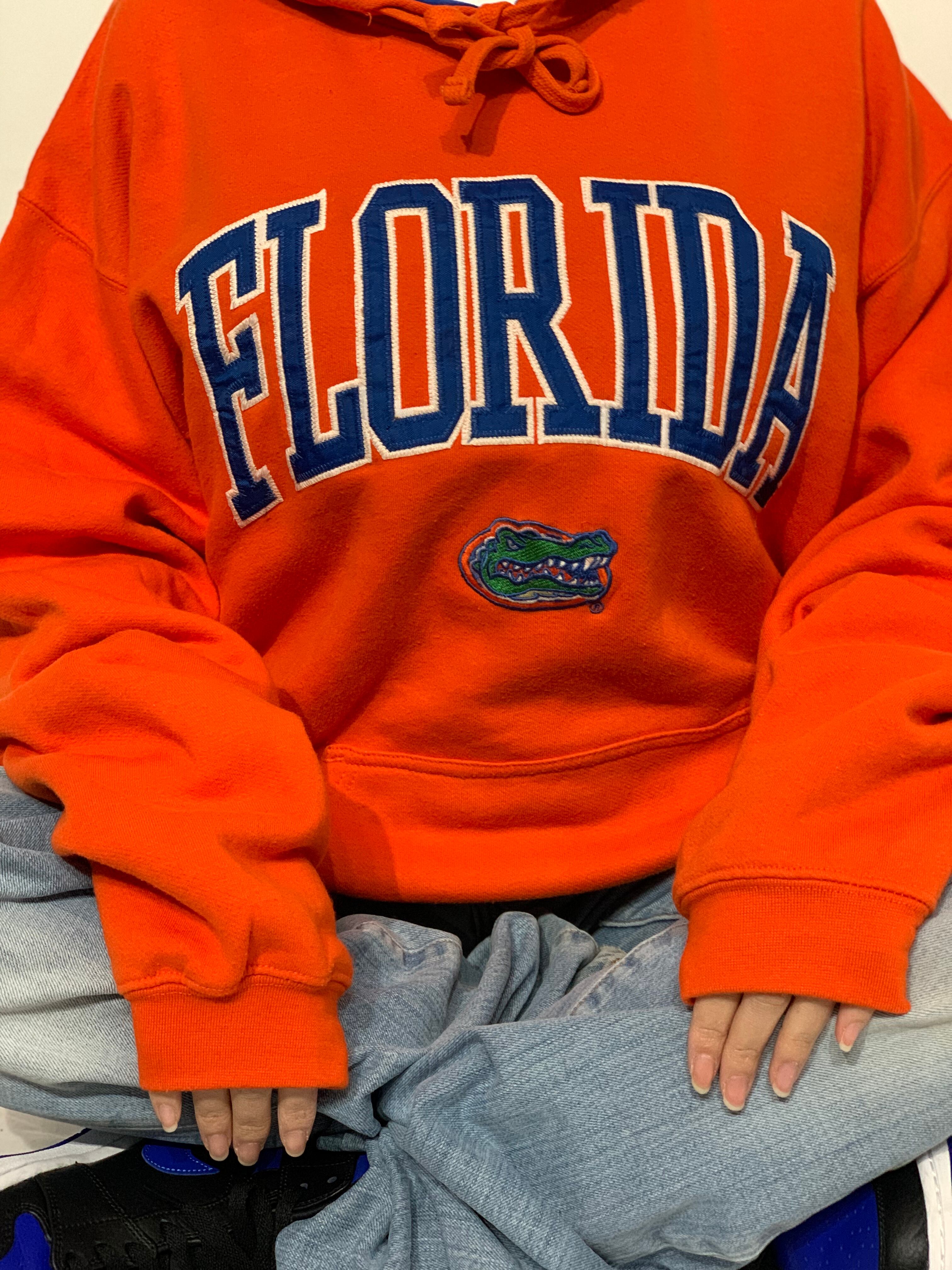 CADRE フロリダ　大学　刺繍　スウェット　パーカー　アメフト　フットボール