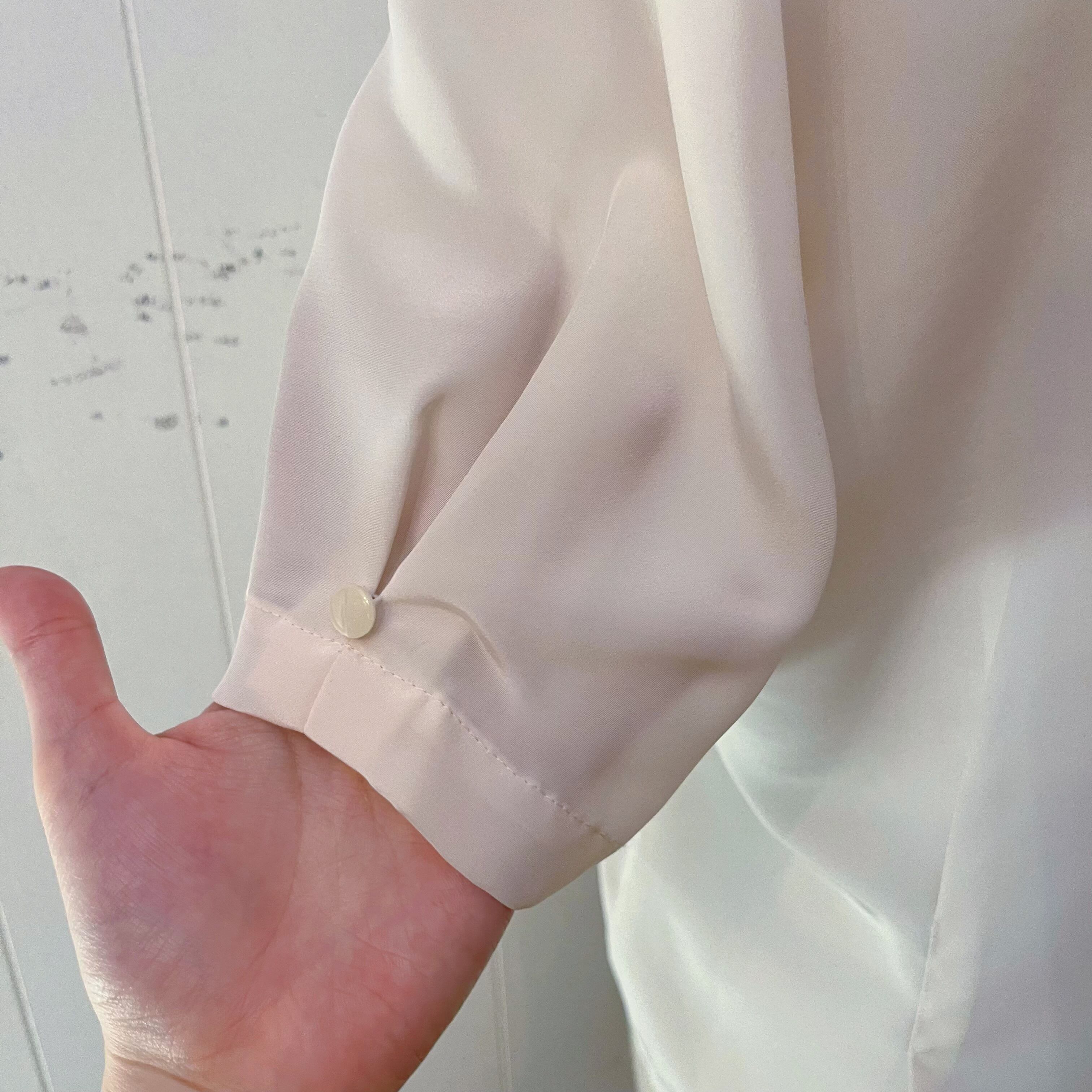 hidden heart pale pink blouse