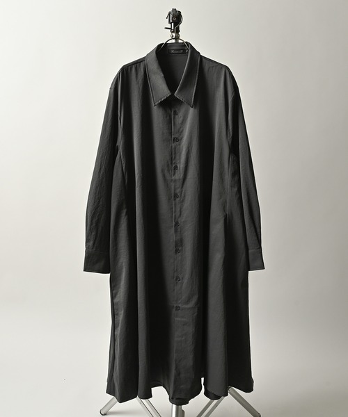 Revertical long shirt coat (CHA) RV9201