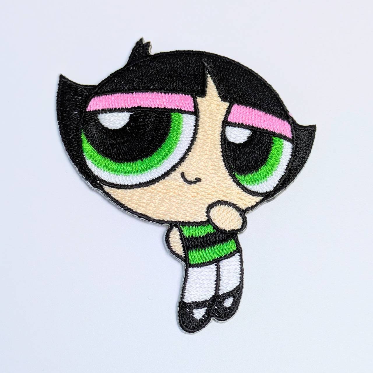 送料無料！ ★刺繍アイロンワッペン★【 The Powerpuff Girls ( パワーパフガールズ ) 】バターカップ〚アメリカン雑貨 アメトイ〛