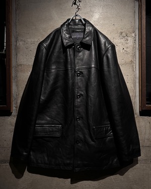 【Caka】 “CHEVIGNON” Vintage Loose Leather Jacket