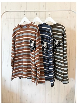 ルスポレ　マルチカラーボーダーTシャツ    25319103