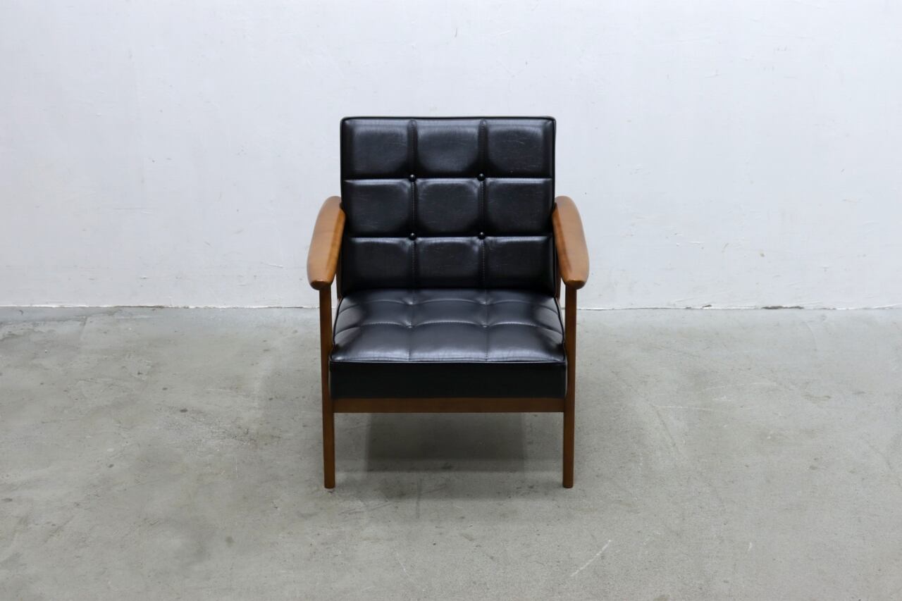 カリモク60 50周年記念 Kチェア 合皮 1シーター 1Pソファ