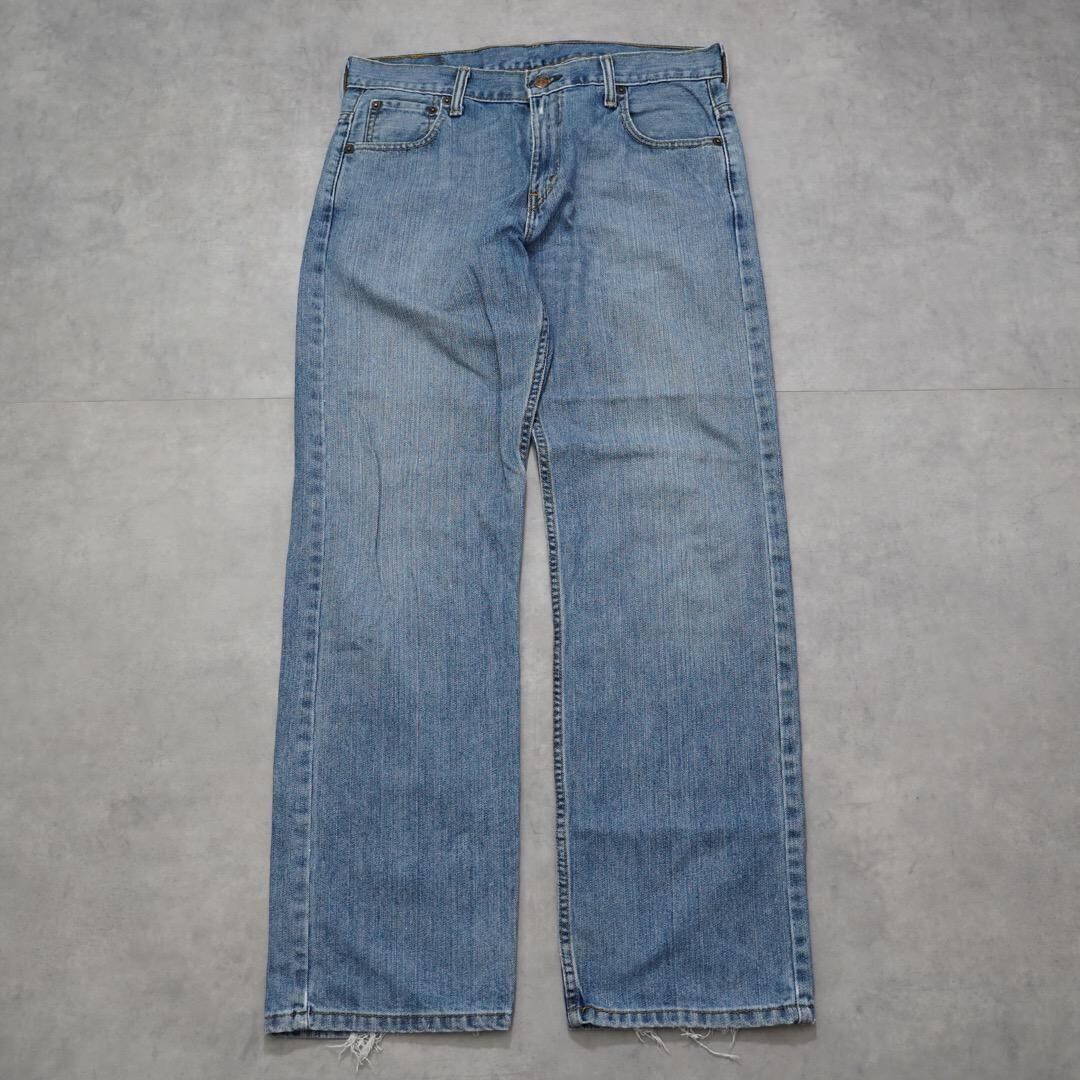 リーバイス569 Levis W30 ブルーデニム 青 ヒゲ 古着 15676