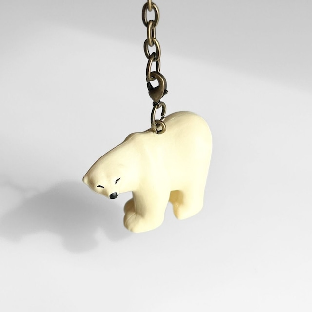 リサ・ラーソン　キーホルダー　しろくま