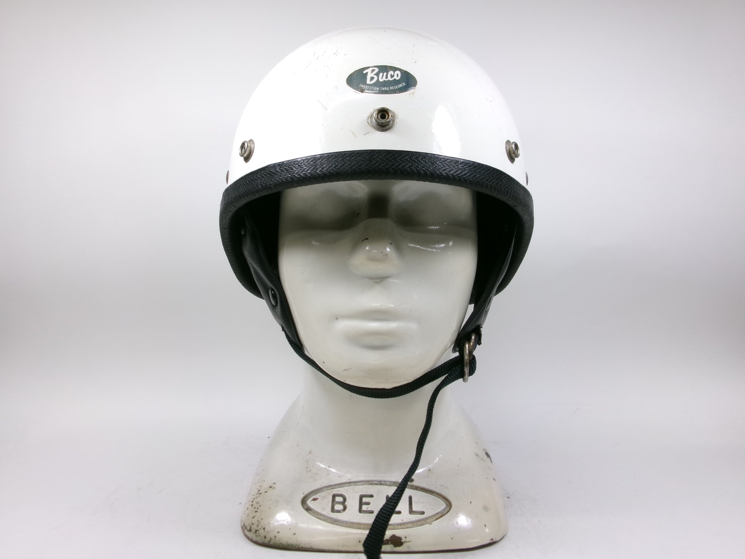 60s BUCO TRAVELER ハーフヘルメット 目深加工済み L ☆60年代 ブコ 