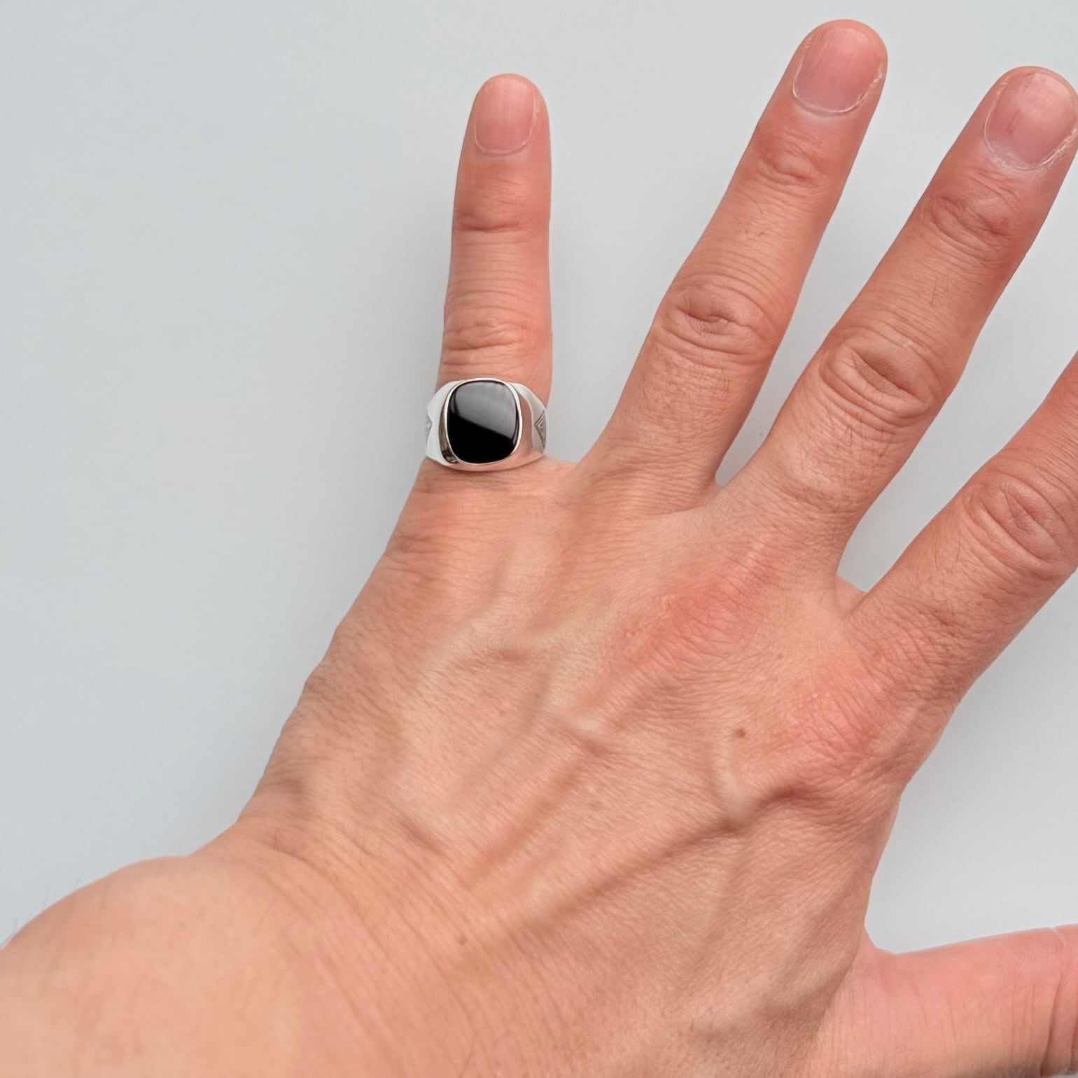 vintage tiffany ヴィンテージティファニー80s company ring Black