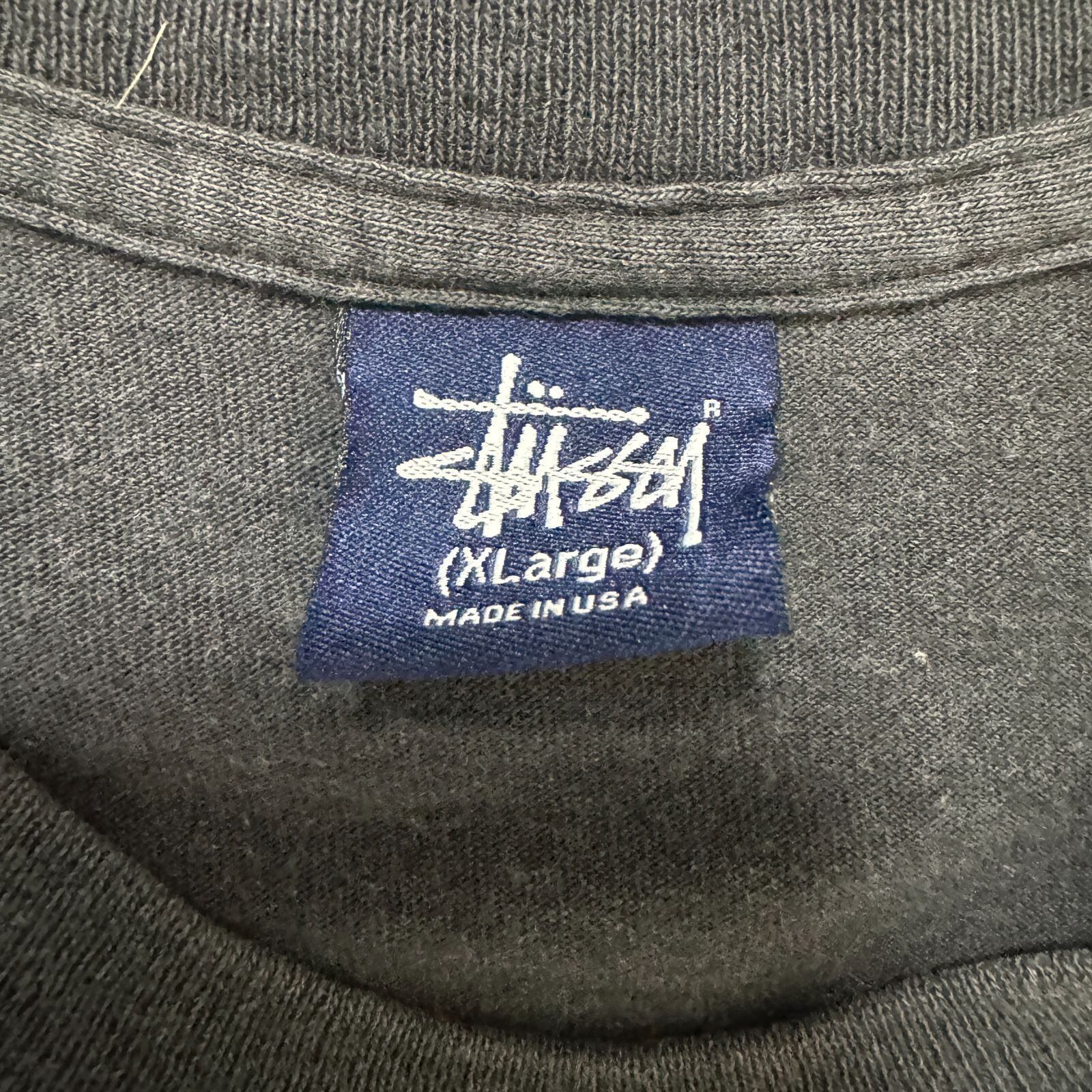 00s OLD STUSSY Apple アップル サンプリング Tシャツ 紺 | Tシャツ