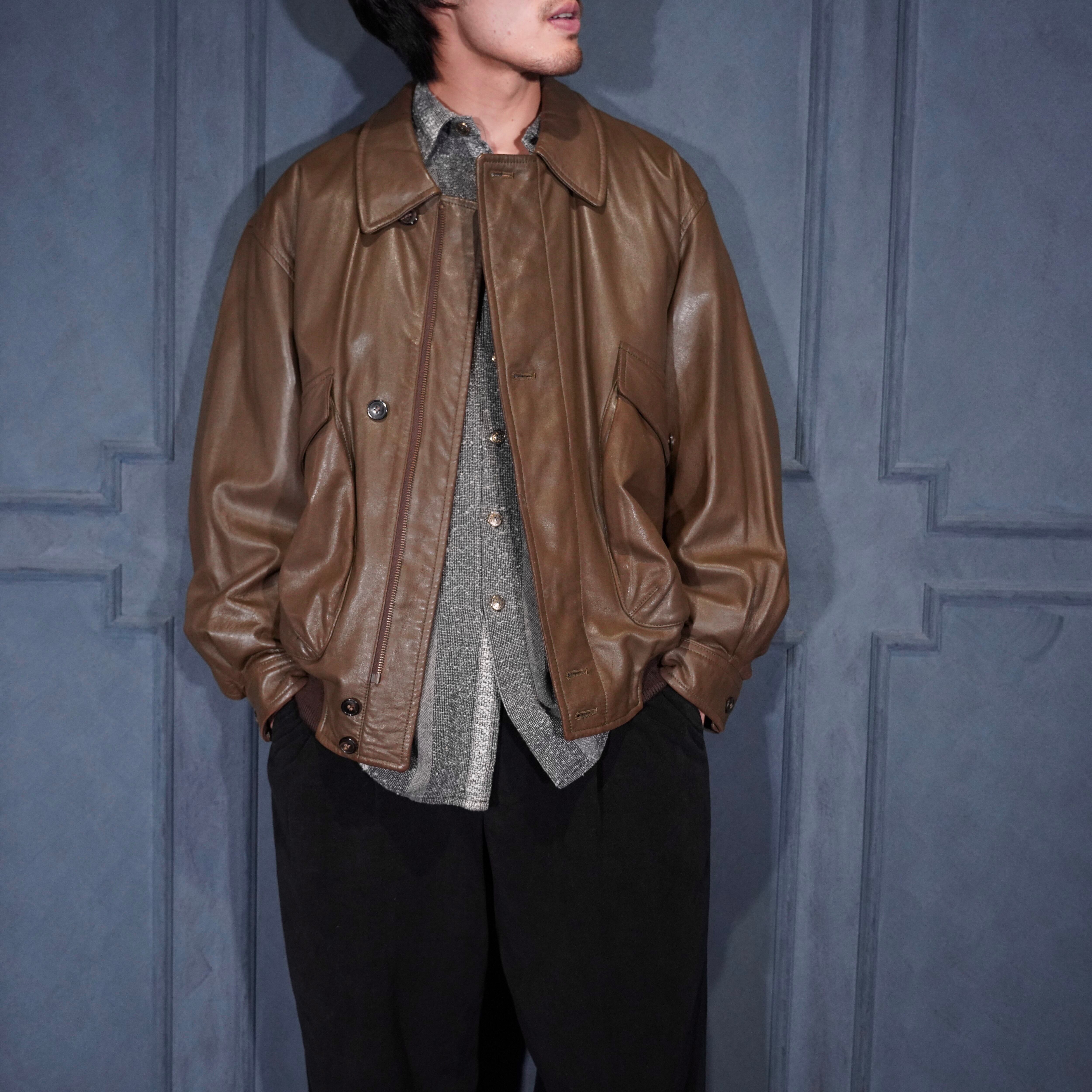 Christian Dior SHEEP SKIN ZIP UP BLOUSON/クリスチャンディオール