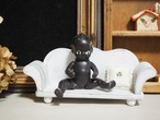 びっくり眼と黒い肌のビスクドール　ジャパンビスク 画像2