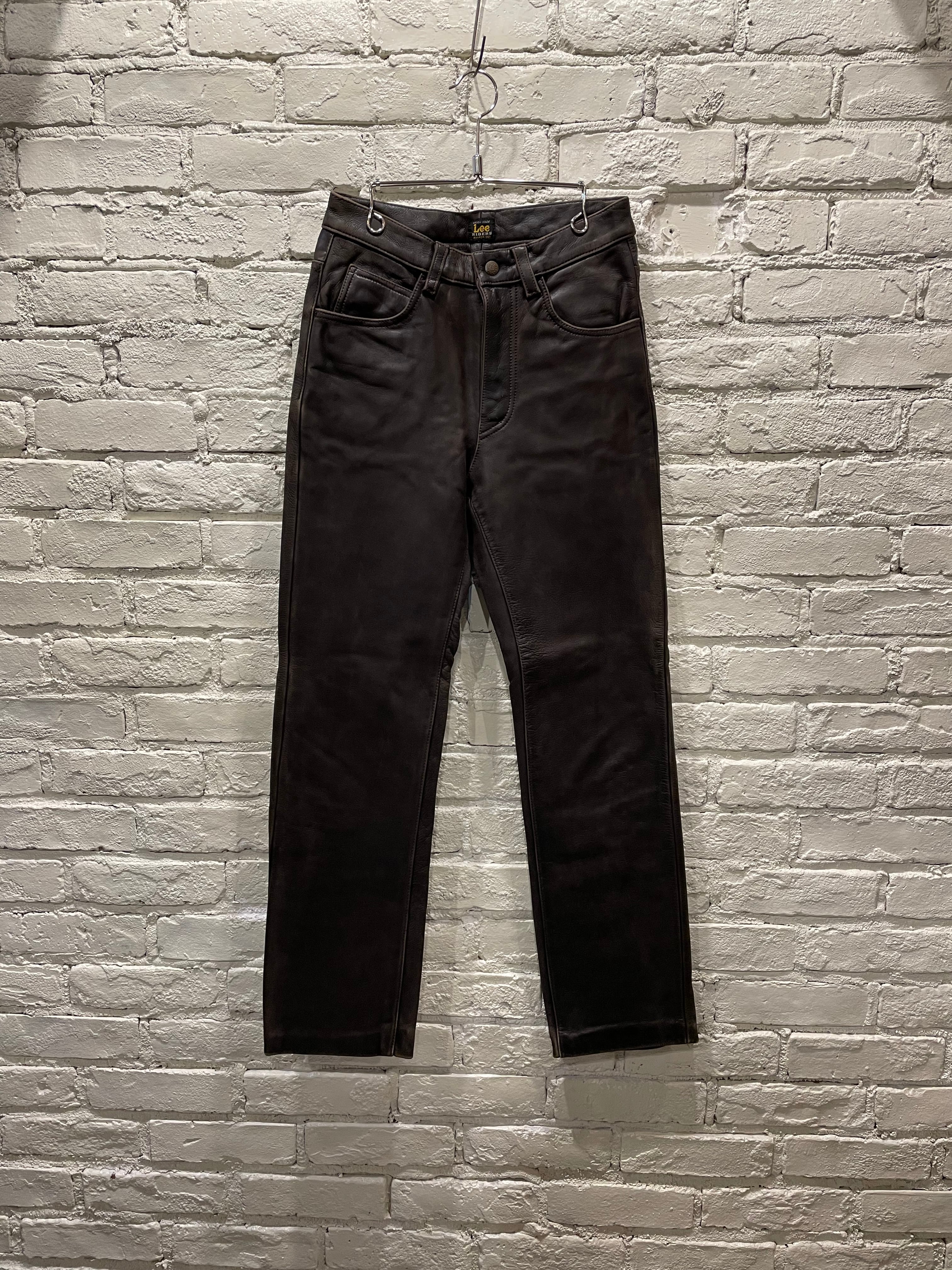 レディスサイズ】Lee レザーパンツ USA製 | Used & Vintage レディスサイズ】Lee レザーパンツ USA製 | Used & Vintage