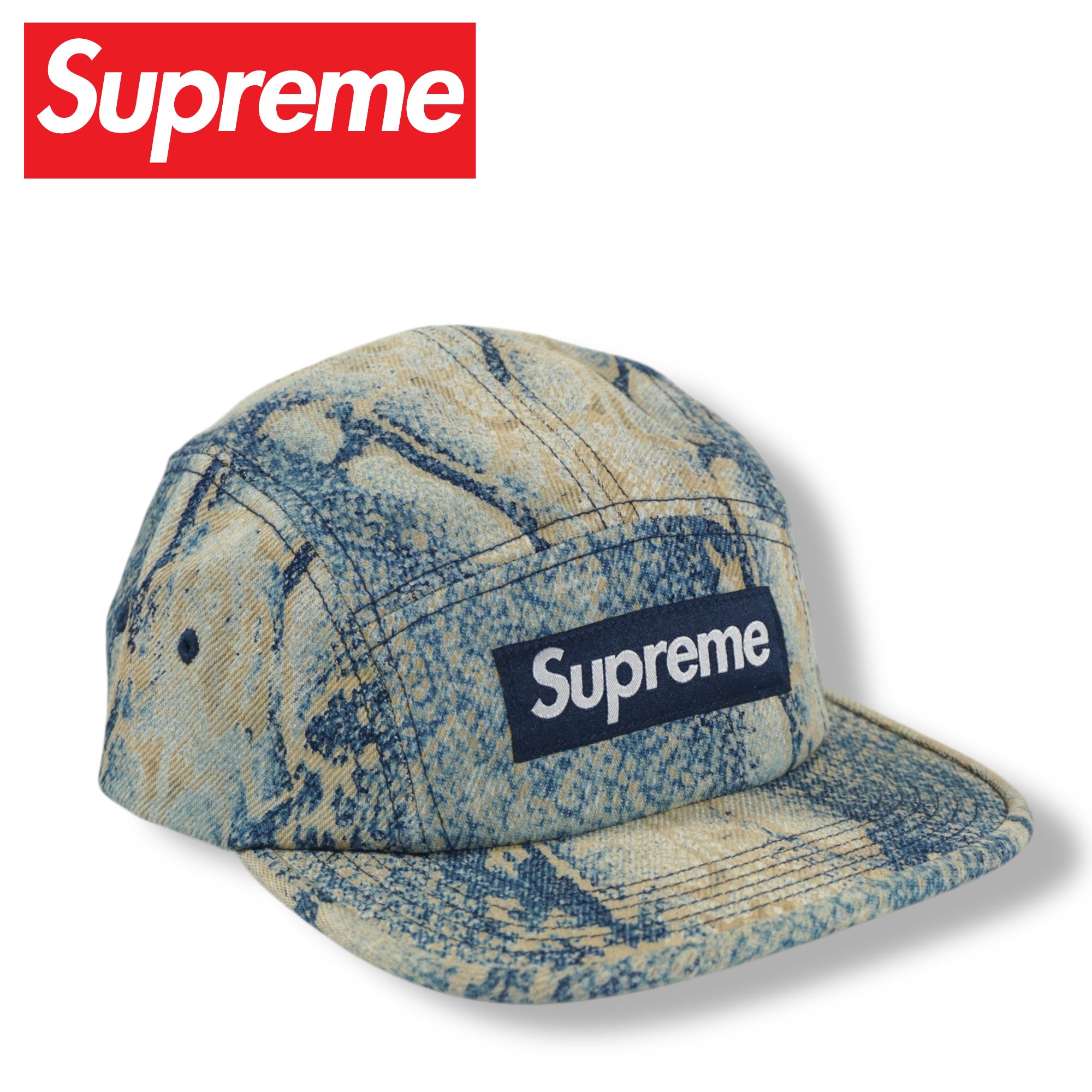 SUPREME デニム キャスケット　キャップ Supreme Denim Camp Cap / シュプリーム デニム キャップ 帽子