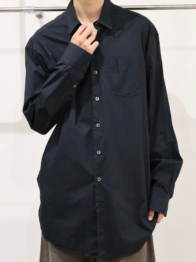 【ann demeulemeester】cotton long shirt