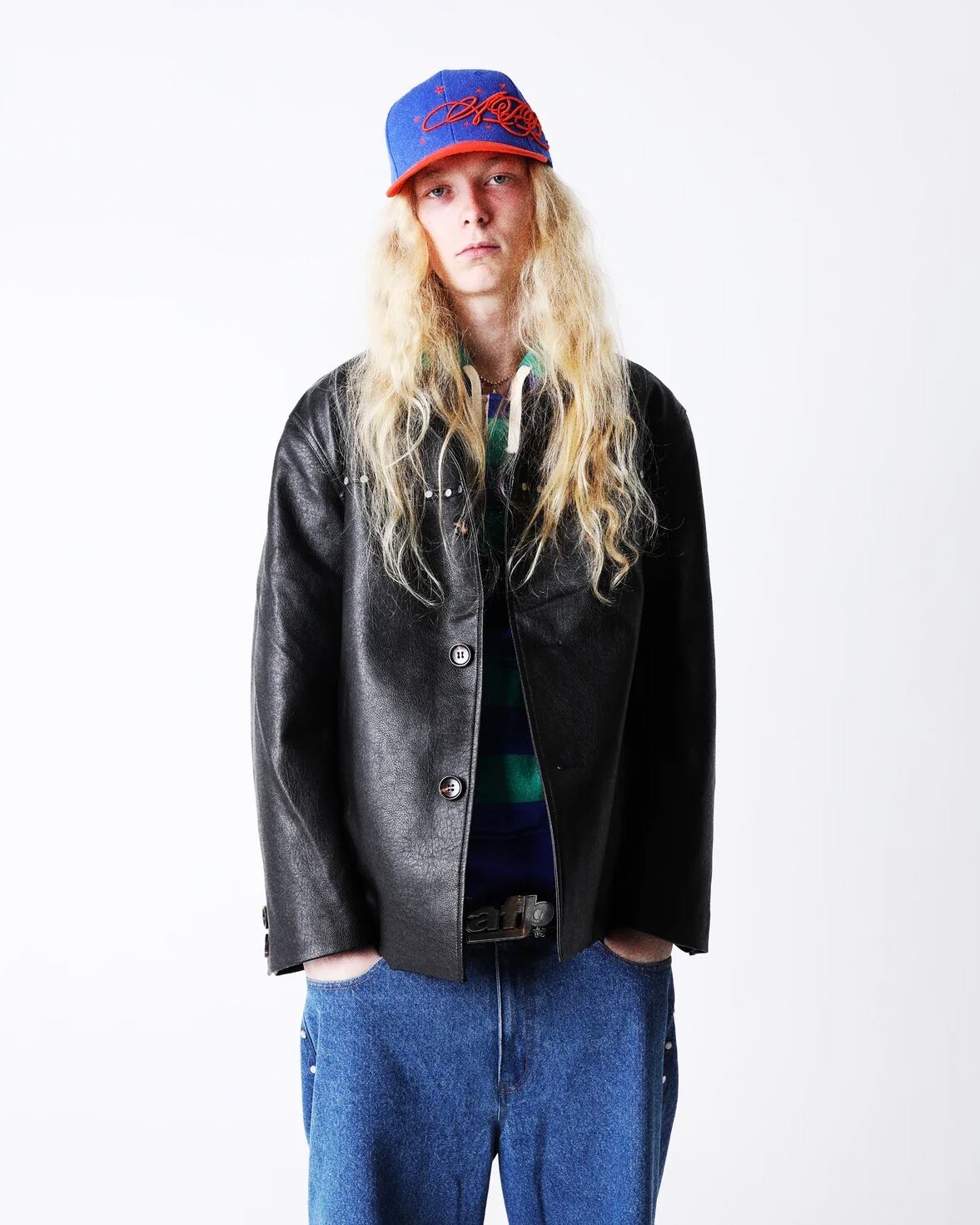 AFB/ STUDDED CAR COAT