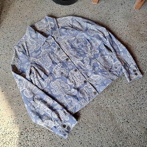 ペイズリー柄 トラッカージャケット used [403072]