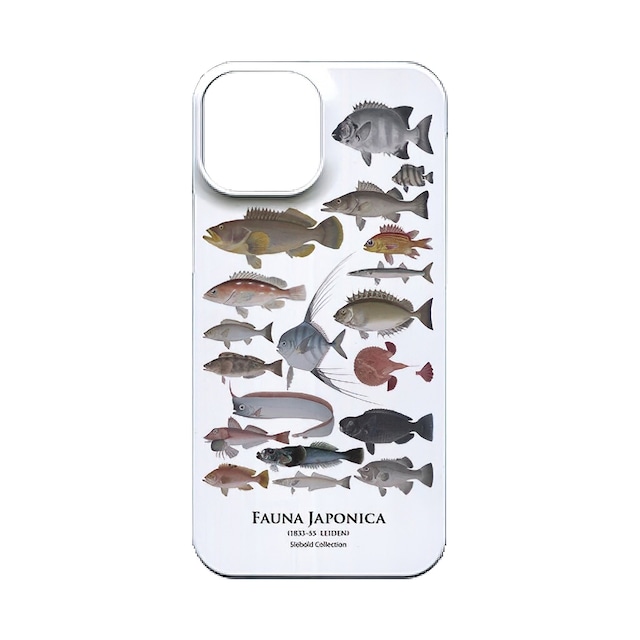 【iPhone13 mini  魚群・海水魚その１ ホワイト】スマホケース