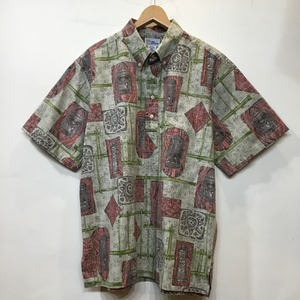 90’s reyn spooner レインスプーナー アロハシャツ ハワイアンシャツ プルオーバーシャツ 半袖シャツ 柄シャツ 古着 【24SSHS】 gr-204