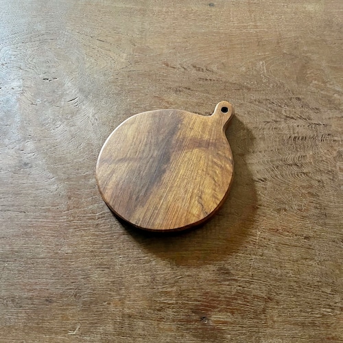 木製カッティングボード/チークS(27cm x 22cm x 1.5cm)