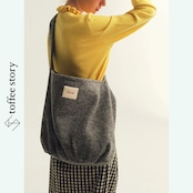 【2color】陽だまり色のクシュクシュハイネックニット 《P0311》