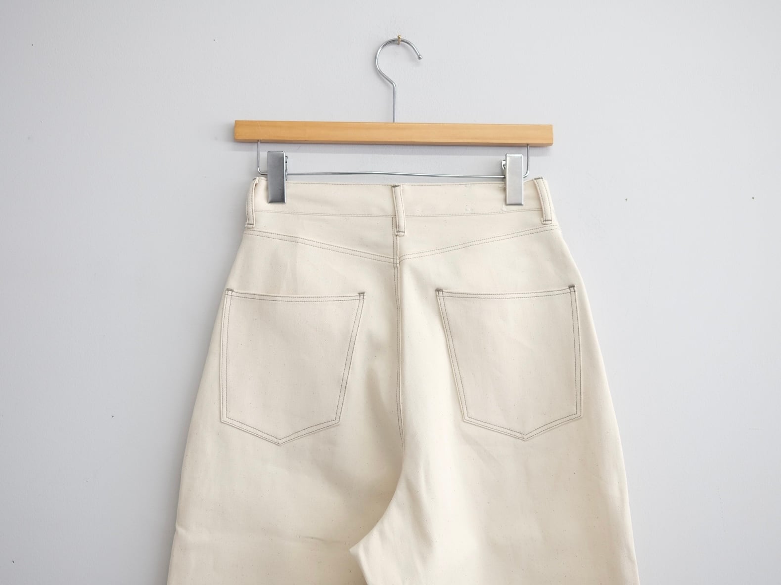 pelleq standard light denim w front button natural | Lapel online