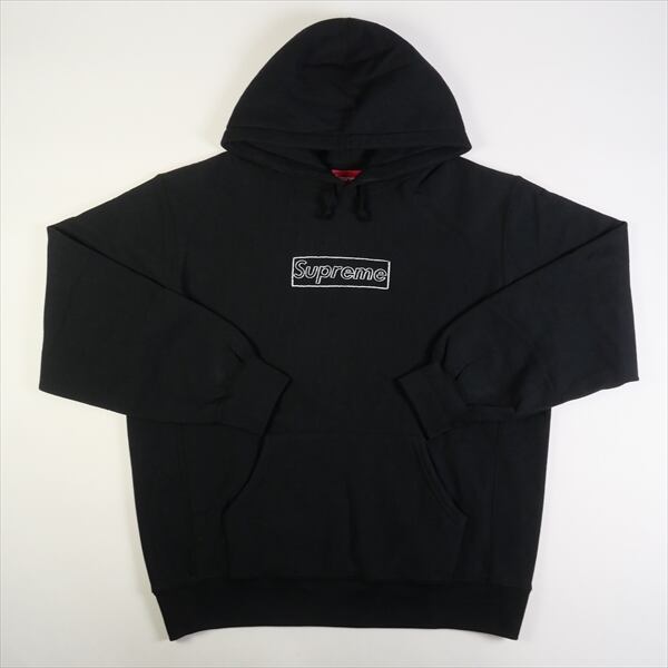 M 黒 Box Logo Hooded Sweatshirt supreme