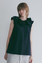 MANOF RUFFLE COLLAR BLOUSE 2色展開