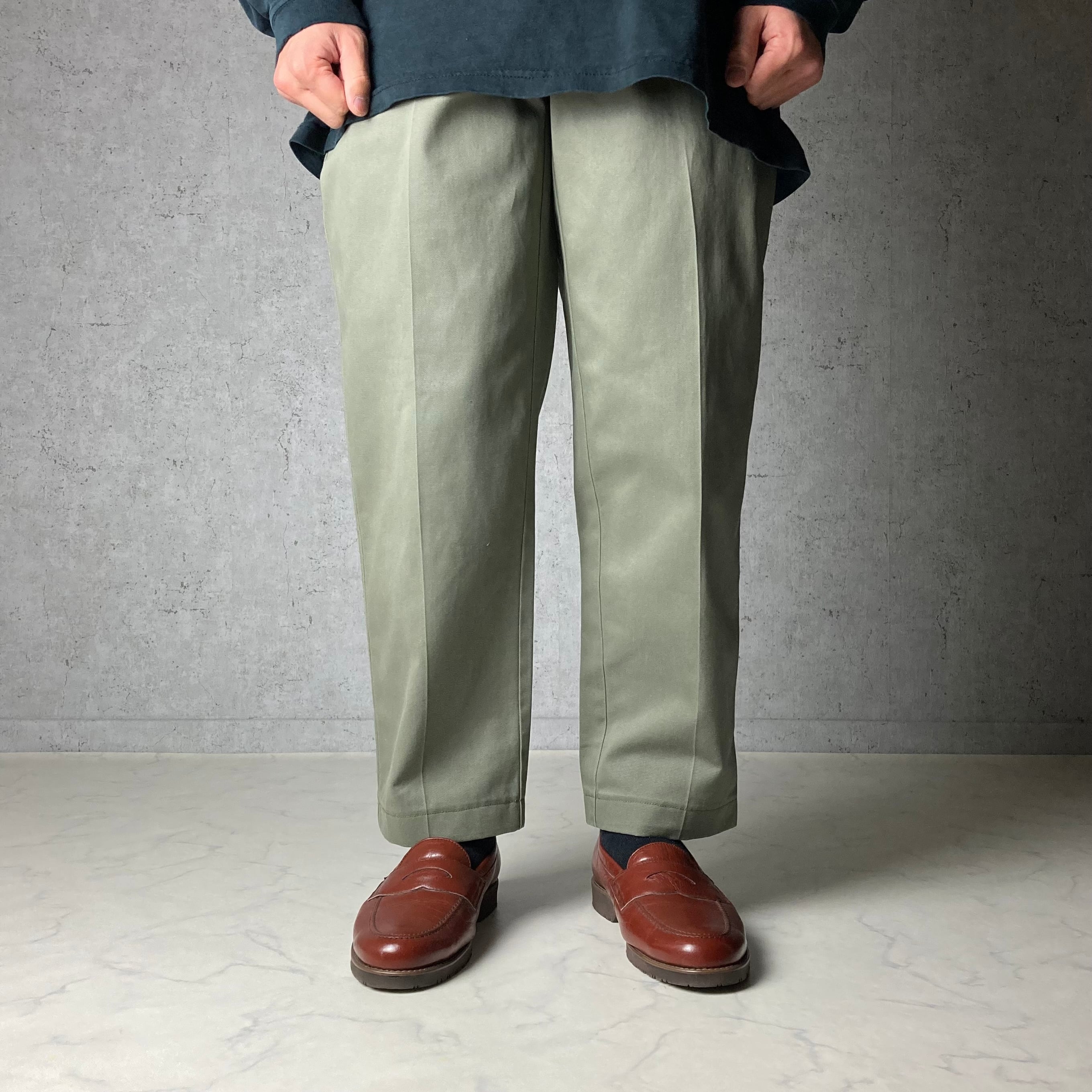 【L.A.Vintage】Green Y2K TEC 再構築　Trousers