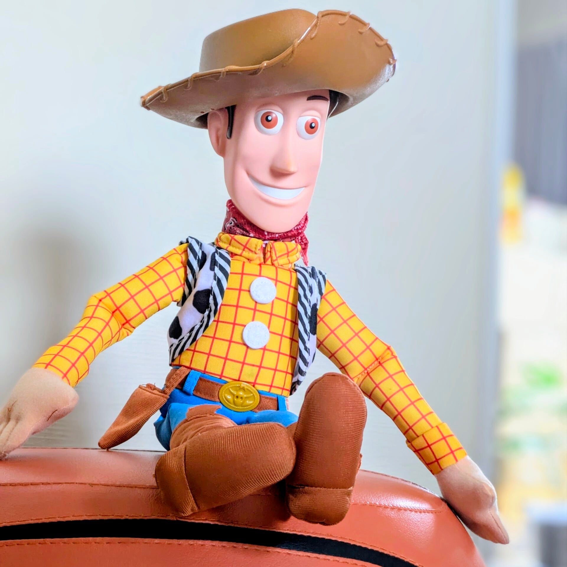【 TOY STORY（トイストーリー ）】『 WOODY / ウッディ 』 BIG プラッシュ / アイツがBIGになって帰ってきたぬいぐるみ！〚 アメリカン雑貨 アメトイ 〛