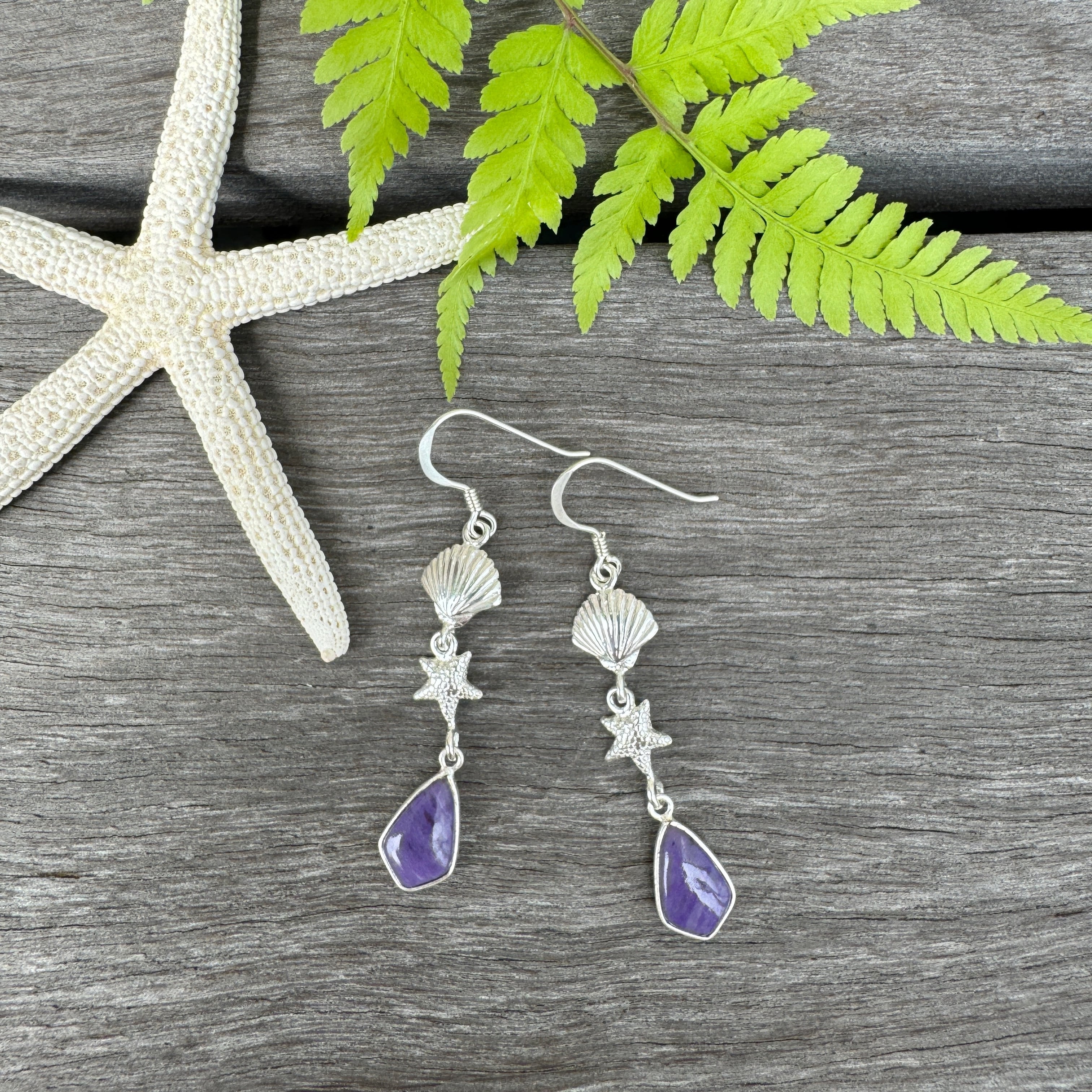 Lagoon Original BEACHY フック ピアス スギライト | 【公式通販】鎌倉